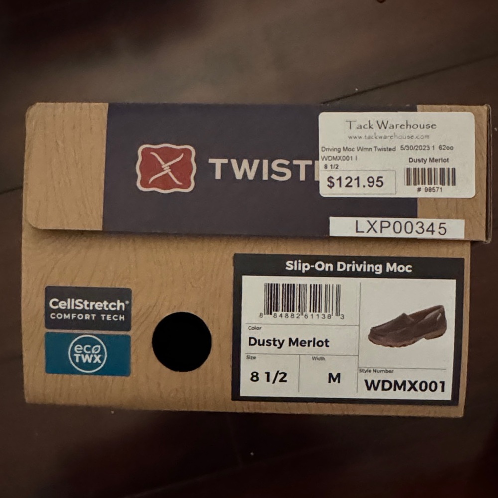 Twisted X Dusty Merlot Slip-On Moccasin